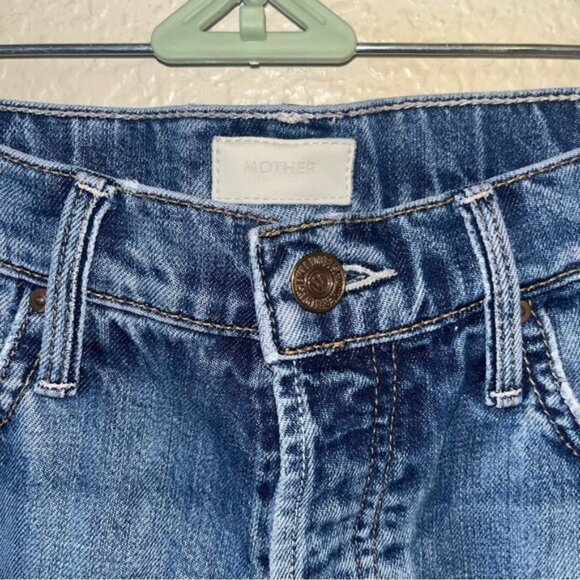 Mother The Cheeky Super Crop Jeans Size 25 - Picture 4 of 10